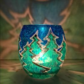 Свещник " Снежни Елхички"