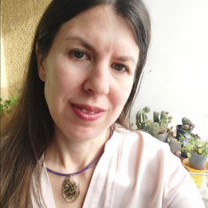 колие от смола и цветя лавандула "Провансалски сън"